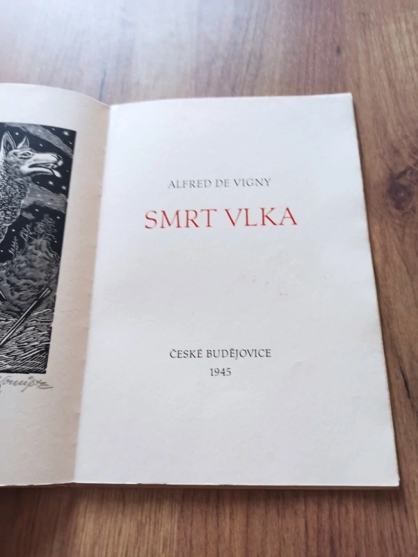 ALFRED DE VIGNY - Smrt vlka