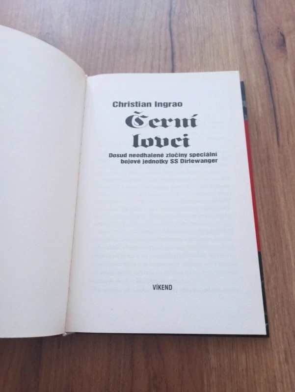 CHRISTIAN INGRAO - Černí lovci