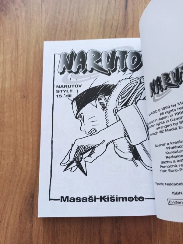 MASAŠI KIŠIMOTO - Naruto 15. - Narutův styl