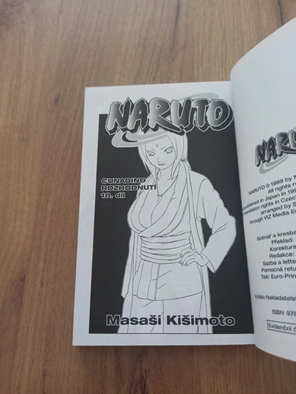 MASAŠI KIŠIMOTO - Naruto 18. - Cunadino rozhodnutí