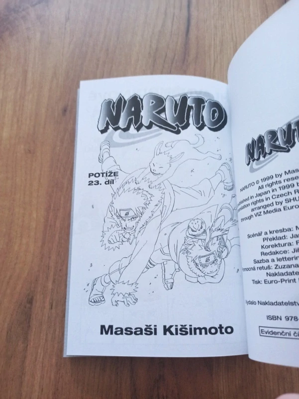 MASAŠI KIŠIMOTO - Naruto 23. - Potíže