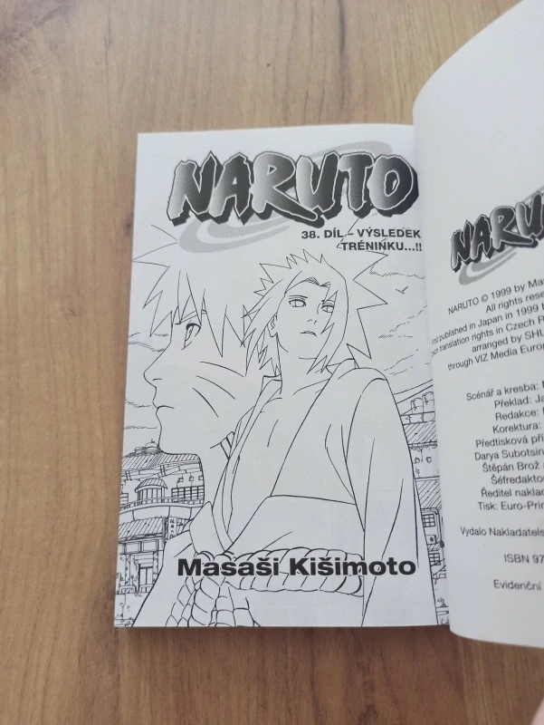 MASAŠI KIŠIMOTO - Naruto 38. - Výsledek tréninku