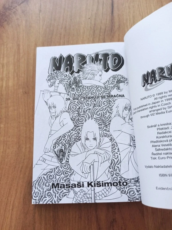 MASAŠI KIŠIMOTO - Naruto 39. - Stahují se mračna