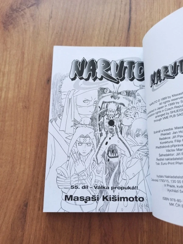 MASAŠI KIŠIMOTO - Naruto 55. - Válka propuká