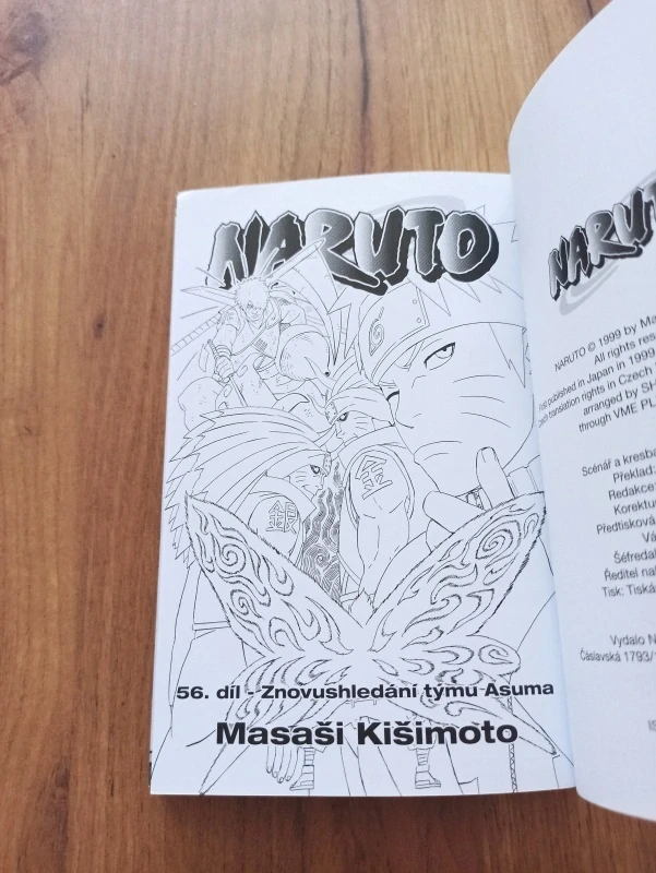 MASAŠI KIŠIMOTO - Naruto 56. - Znovushledání týmu Asuma