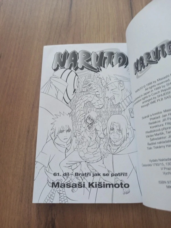 MASAŠI KIŠIMOTO - Naruto 61. - Bratři jak se patří!!
