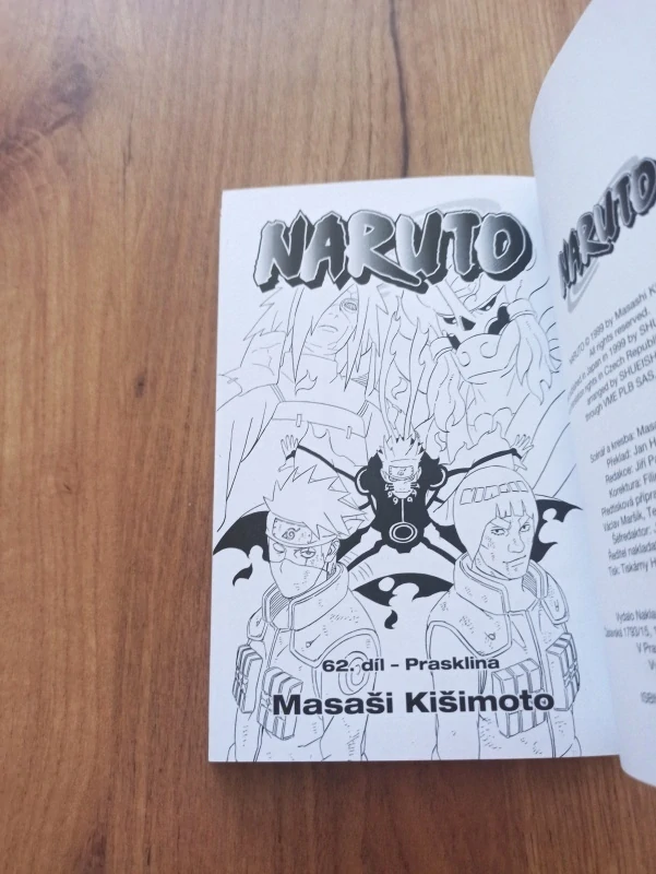 MASAŠI KIŠIMOTO - Naruto 62. - Prasklina