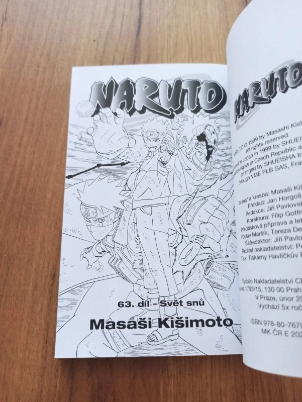 MASAŠI KIŠIMOTO - Naruto 63. - Svět snů