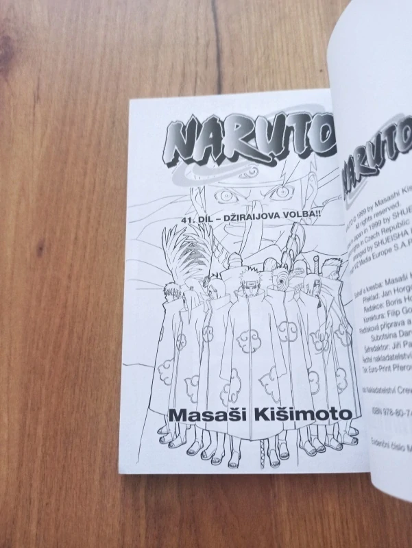 MASAŠI KIŠIMOTO - Naruto 41. - Džiraijova volba