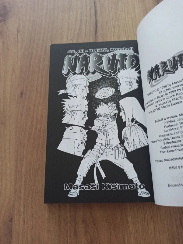 MASAŠI KIŠIMOTO - Naruto 45. - Bojiště, Konoha!!