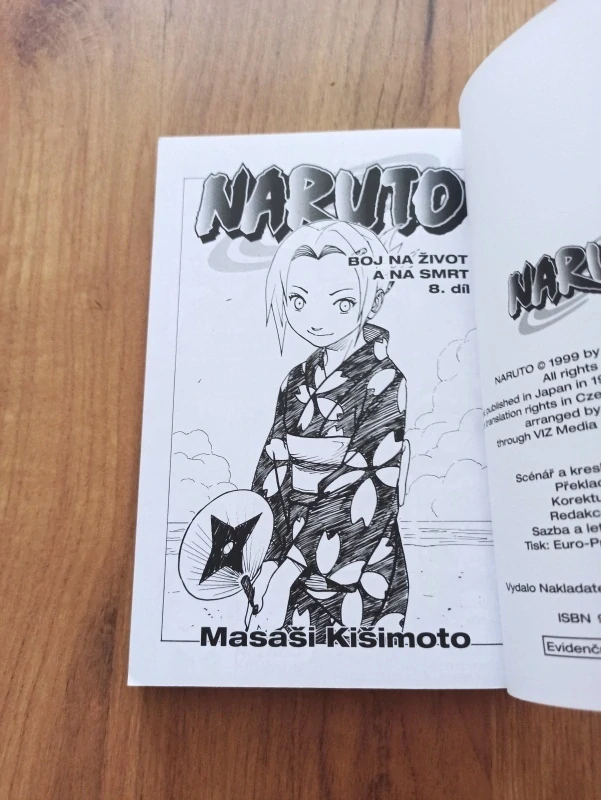 MASAŠI KIŠIMOTO - Naruto 8. - Boj na život a na smrt