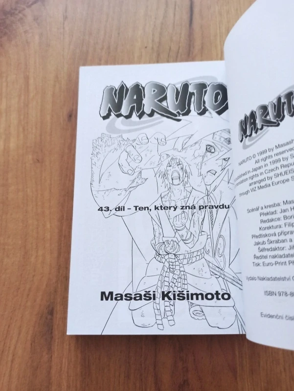 MASAŠI KIŠIMOTO - Naruto 43. - Ten, který zná pravdu