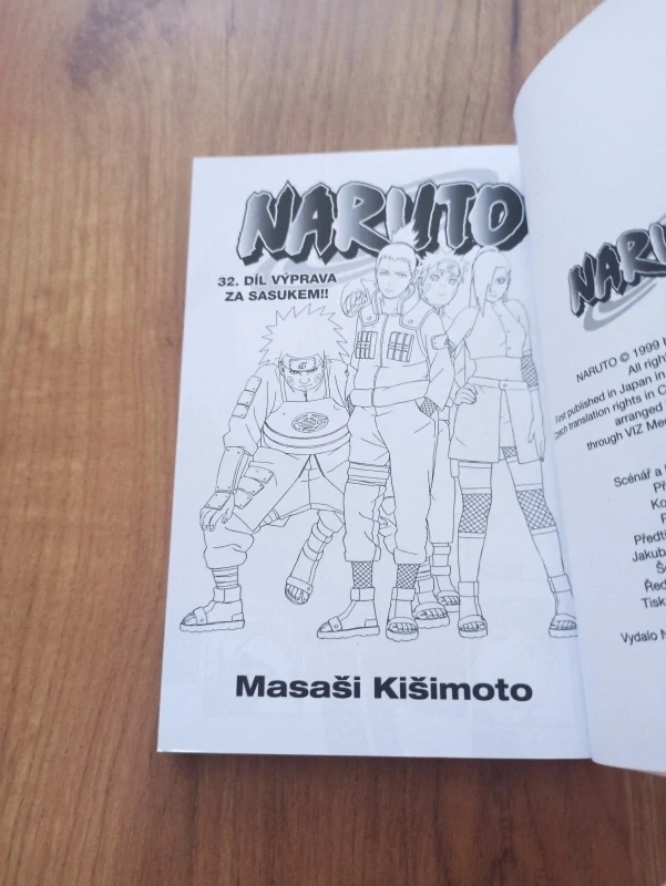 MASAŠI KIŠIMOTO - Naruto 32. - Výprava za Sasukem
