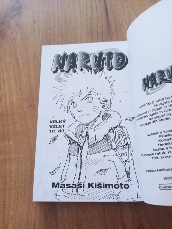MASAŠI KIŠIMOTO - Naruto 12. - Velký vzlet