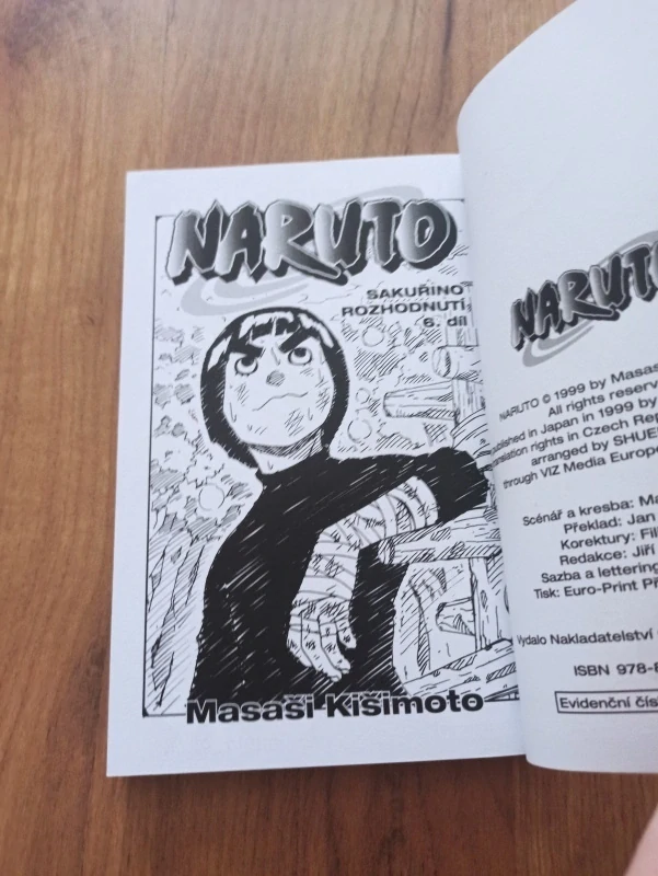 MASAŠI KIŠIMOTO - Naruto 6. - Sakuřino rozhodnutí