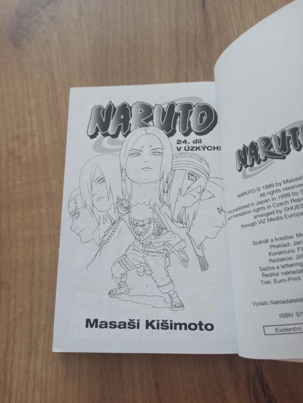 MASAŠI KIŠIMOTO - Naruto 24. - V úzkých