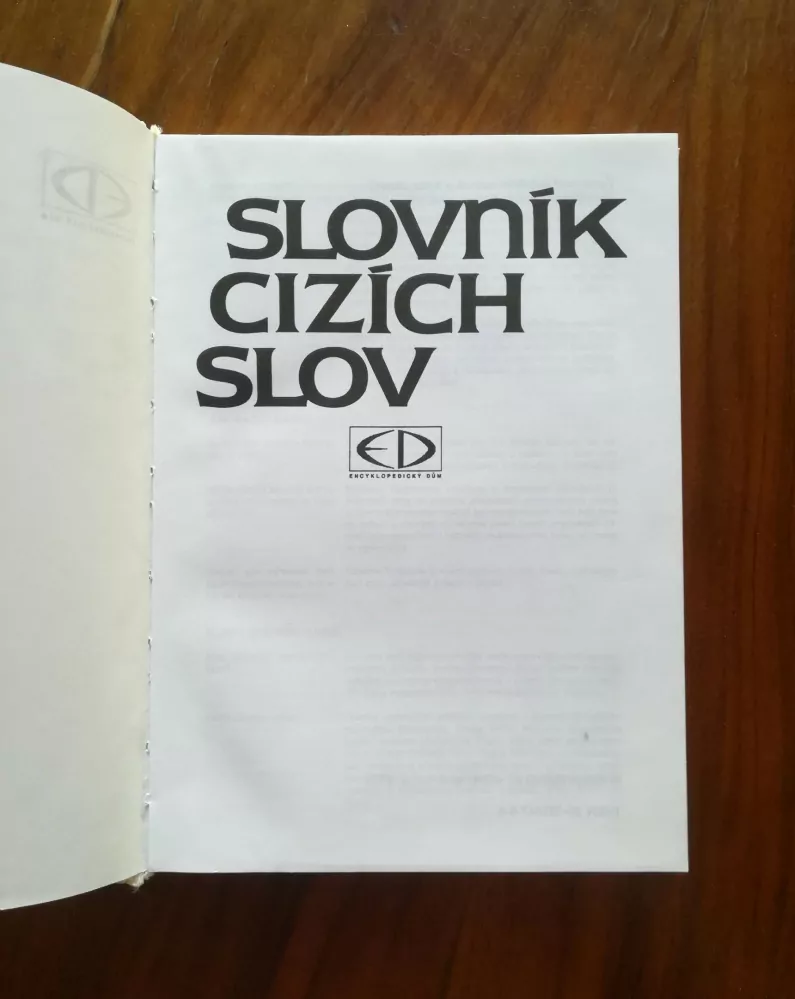 SLOVNÍK CIZÍCH SLOV: slova známá a neznámá