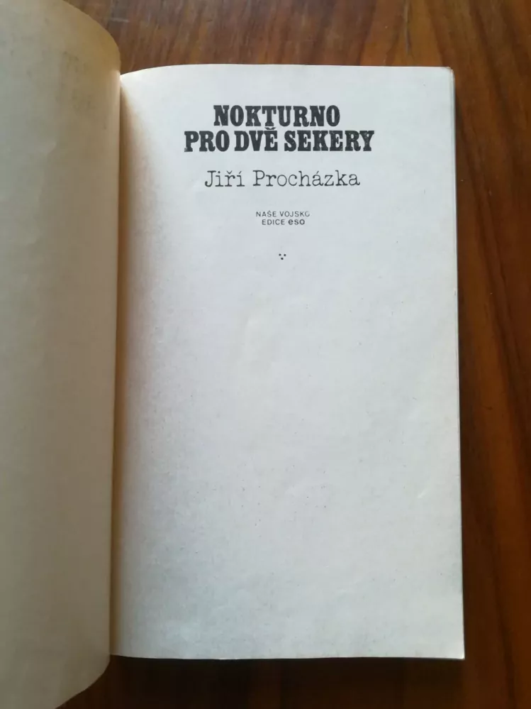 JIŘÍ PROCHÁZKA - Nokturno pro dvě sekery