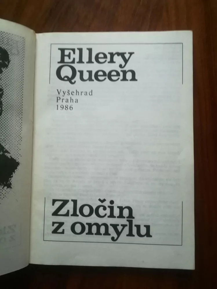 ELLERY QUEEN - Zločin z omylu