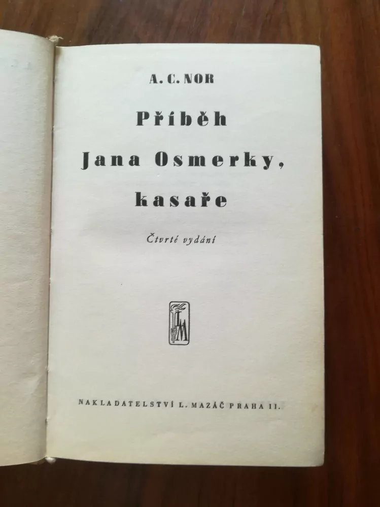 A. C. NOR - Příběhy Jana Osmerky, kasaře