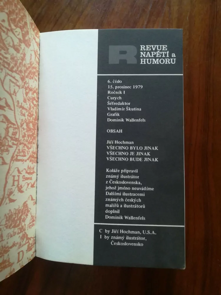 JIŘÍ HOCHMANN - Revue napětí a humoru: Všechno bylo jinak, Všechno je jinak,  Všechno bude jinak