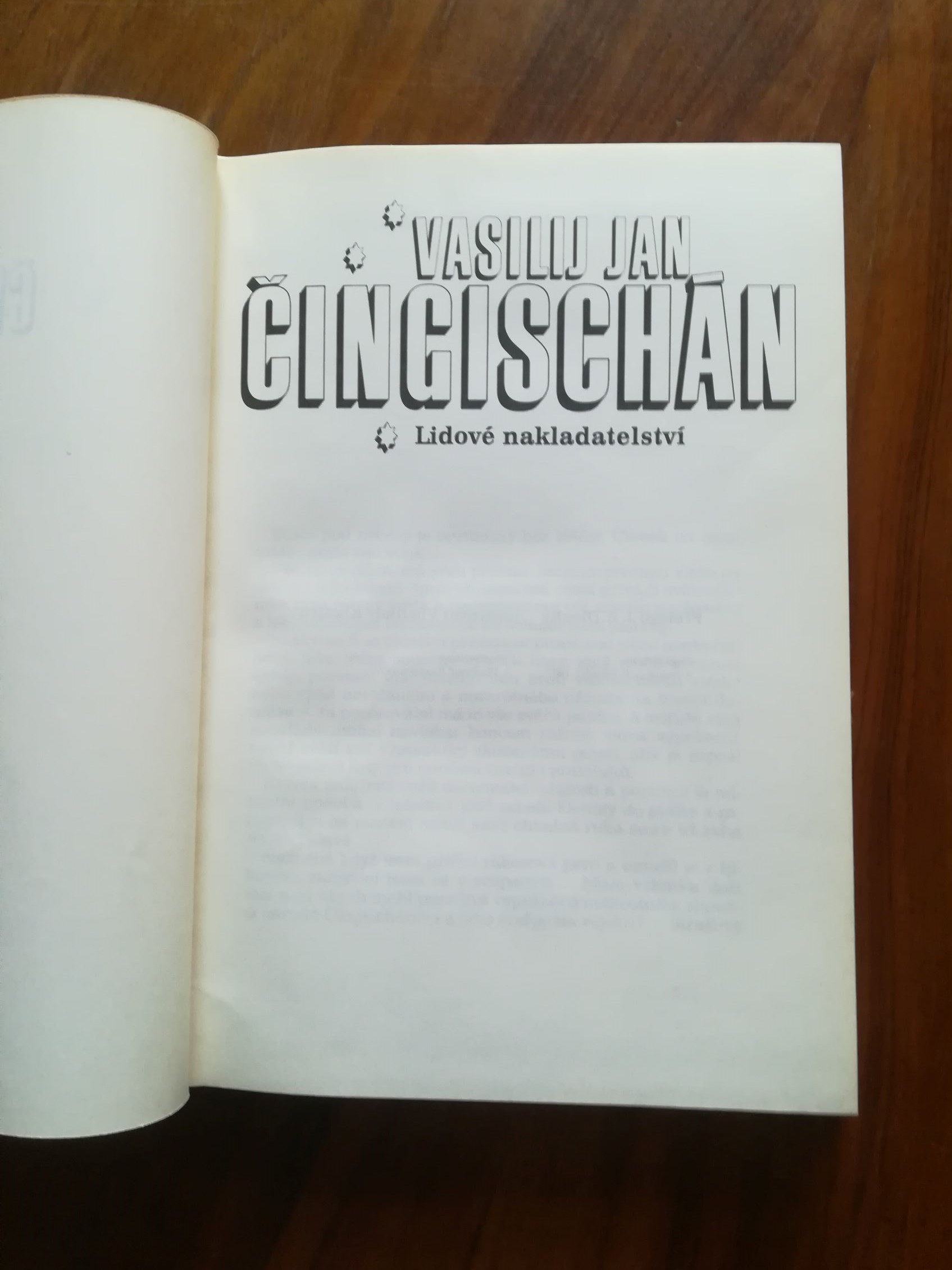 VASILIJ JAN – Čingischán