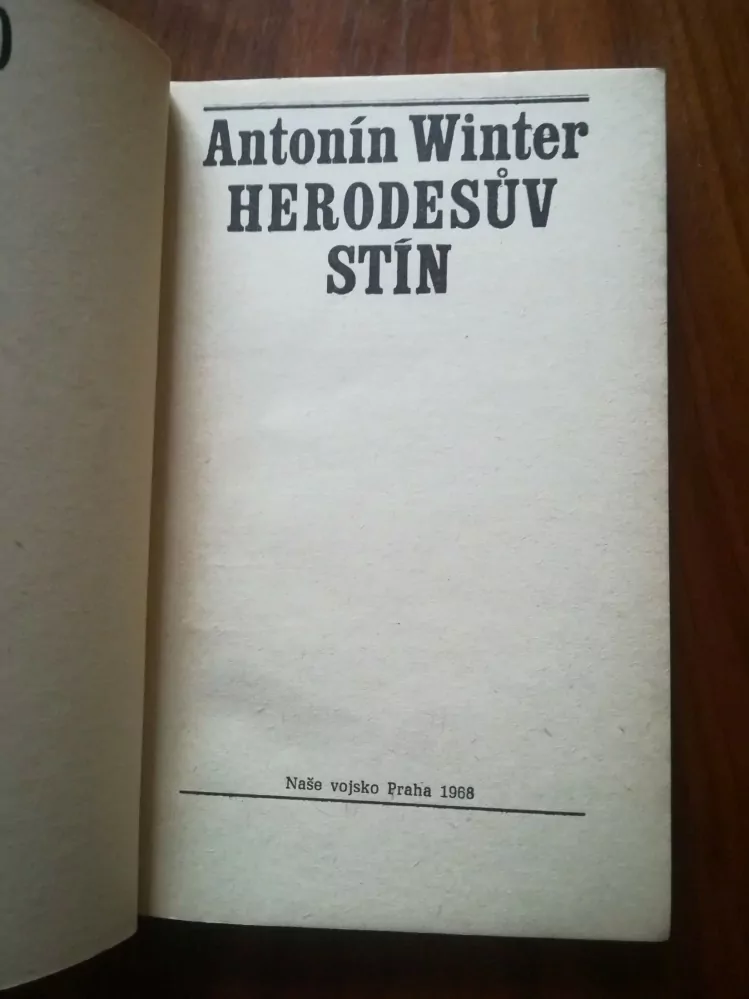 ANTONÍN WINTER - Herodesův stín