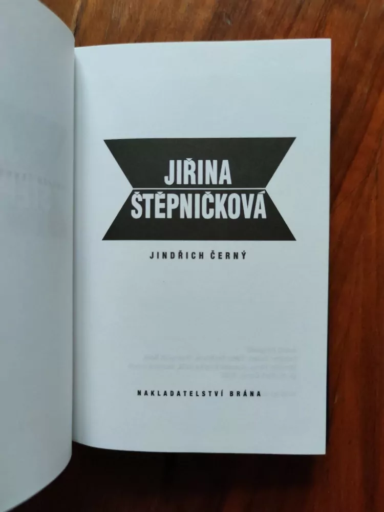 JINDŘICH ČERNÝ - Jiřina Štěpničková