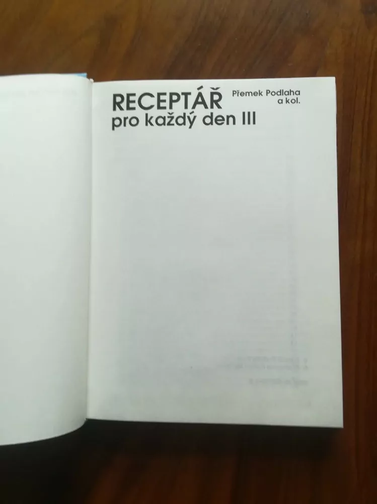 PŘEMEK PODLAHA - Receptář pro každý den III.