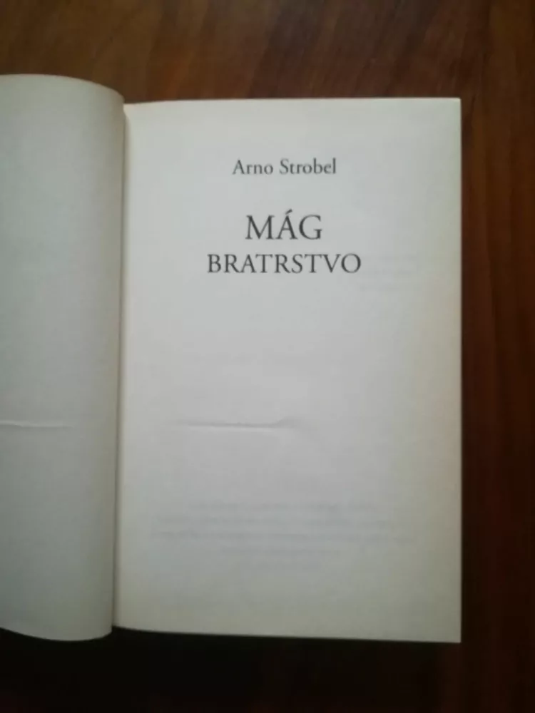 ARNO STROBEL - Mág: Bratrstvo - Kdo chce zabít papeže?