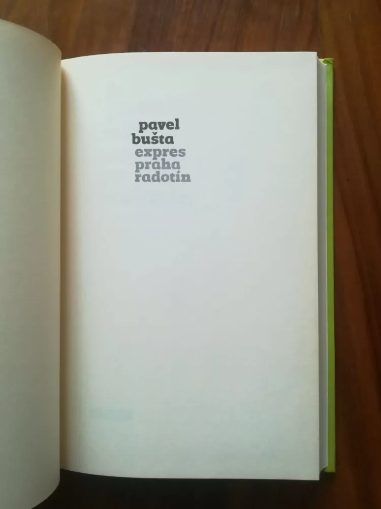 PAVEL BUŠTA - Expres Praha – Radotín