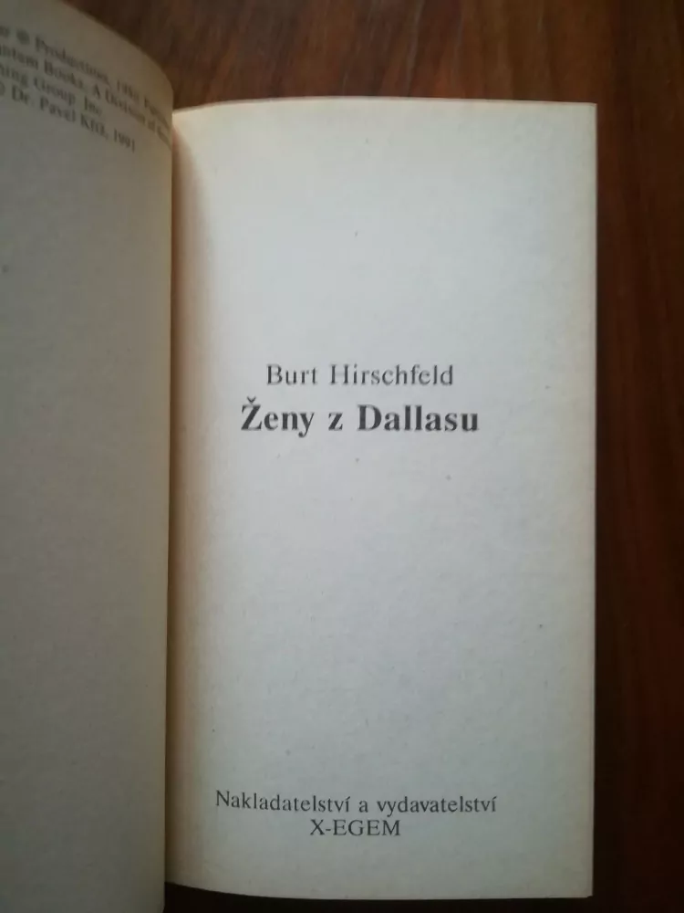 BURT HIRSCHFELD - Ženy z Dallasu