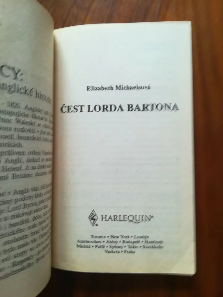 ELIZABETH MICHAELS - Čest lorda Bartona