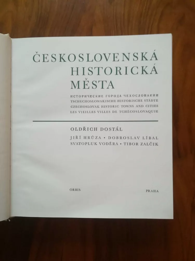 OLDŘICH DOSTÁL - Československá historická města