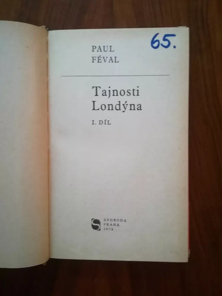 PAUL FÉVAL - Tajnosti Londýna I