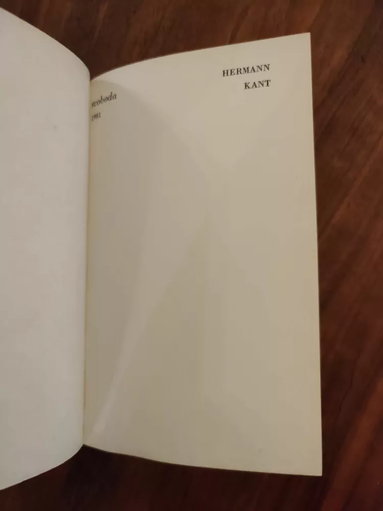 HERMANN KANT - Pobyt