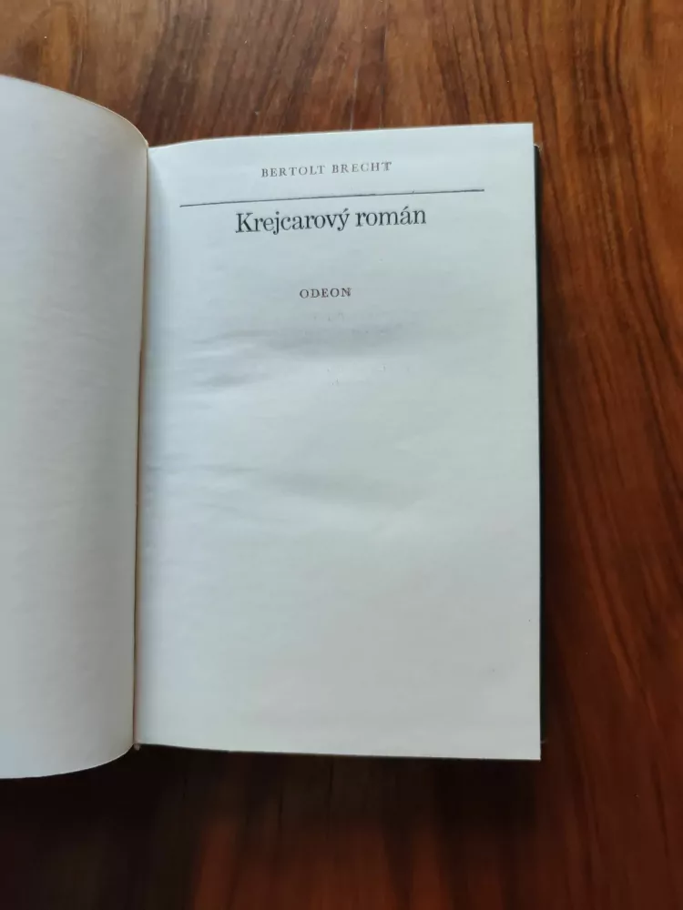 BERTOLD BRECHT - Krejcarový román