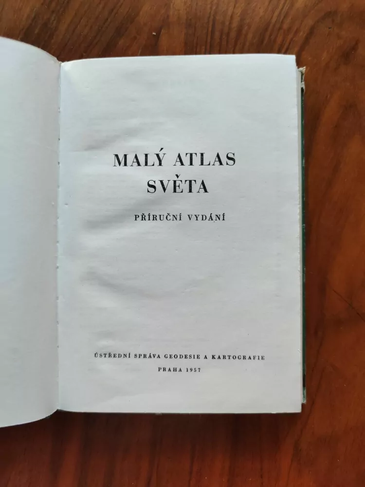 MALÝ ATLAS SVĚTA – PŘÍRUČNÍ VYDÁNÍ