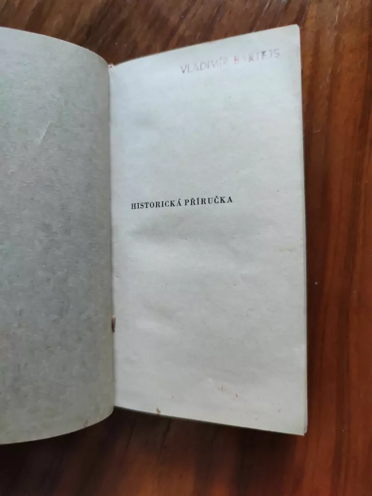 OTAKAR DORAZIL - Kapesní historická příručka