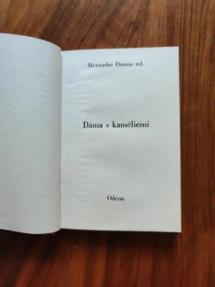 ALEXANDRE DUMAS, ml. - Dáma s kaméliemi