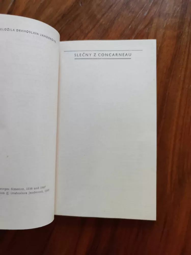 GEORGES SIMENON - Slečny z Concarneau, Malempin