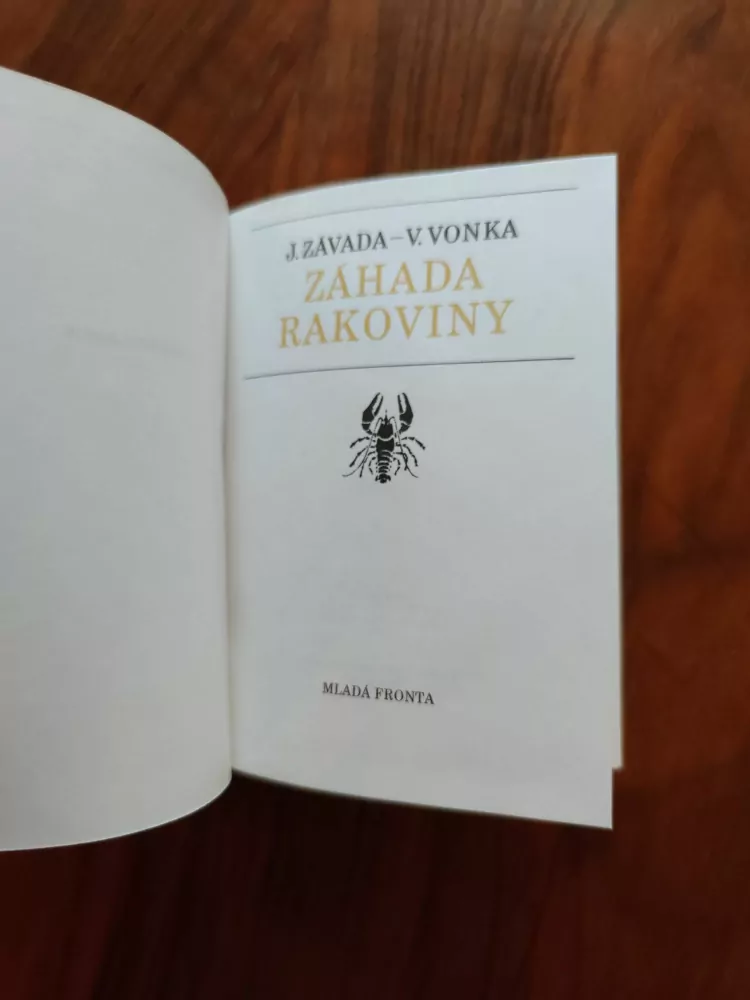 JAN ZÁVADA, VLADIMÍR VONKA - Záhada rakoviny