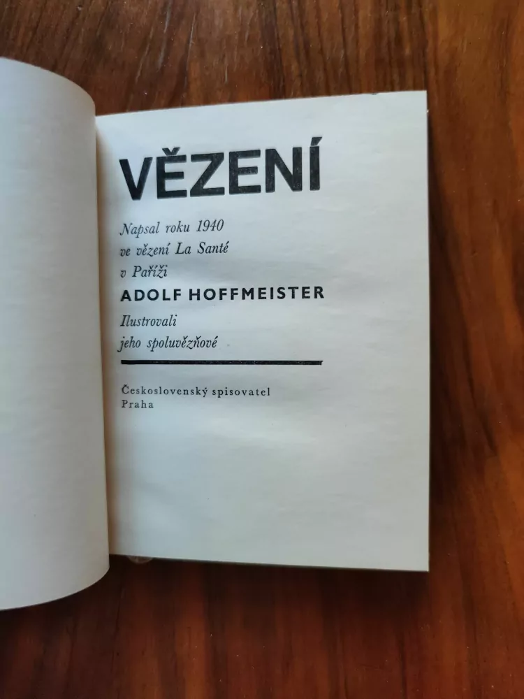 ADOLF HOFFMEISTER - Vězení