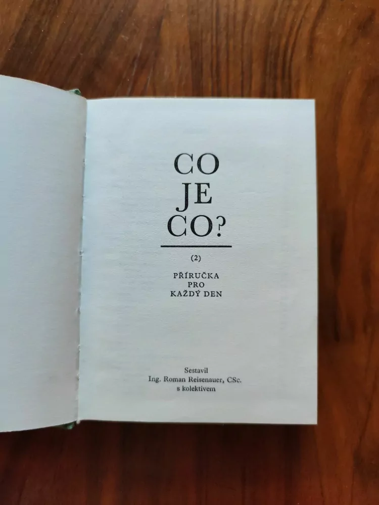 ROMAN REISENAUER - Co je co - Příručka pro každý den 2
