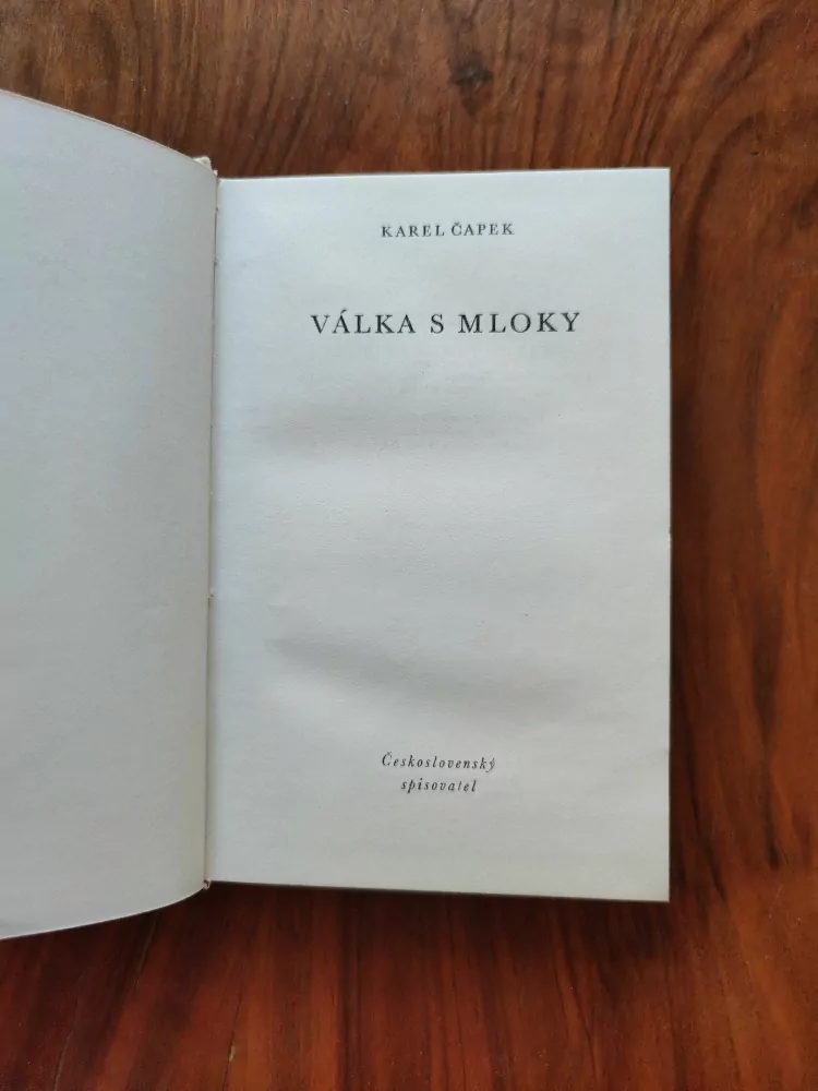 KAREL ČAPEK - Válka s mloky