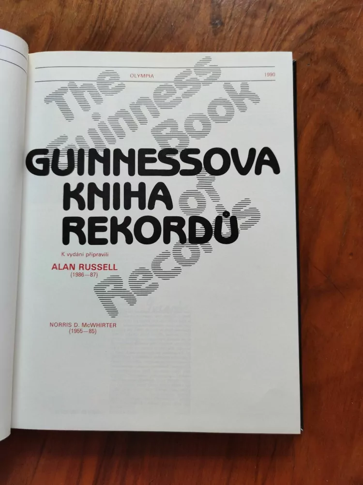 ALAN RUSSELL, NORRIS D. McWHIRTER - Guinnessova kniha rekordů