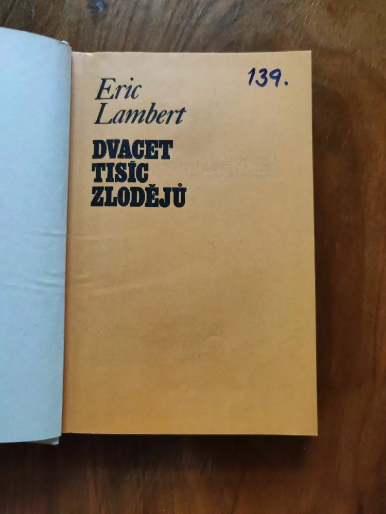 ERIC LAMBERT - Dvacet tisíc zlodějů