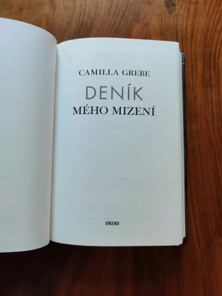 CAMILLA GREBE - Deník mého mizení