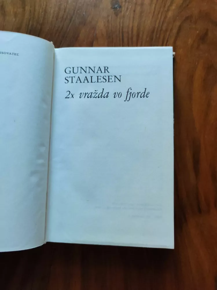 GUNNAR STAALESEN - 2x vražda vo fjorde