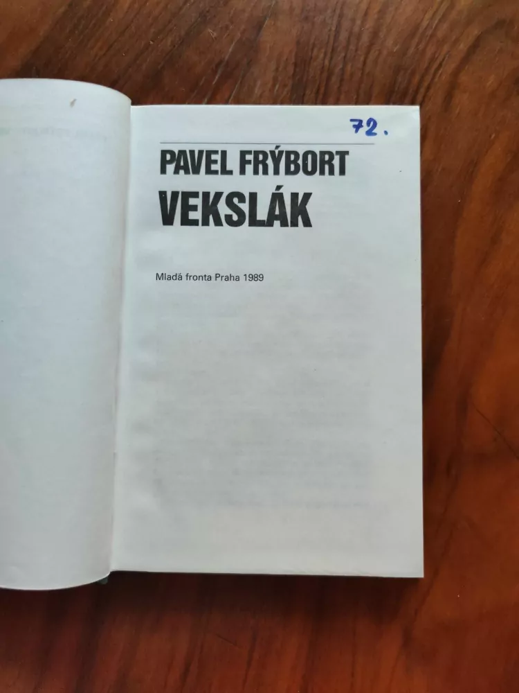 PAVEL FRÝBORT - Vekslák
